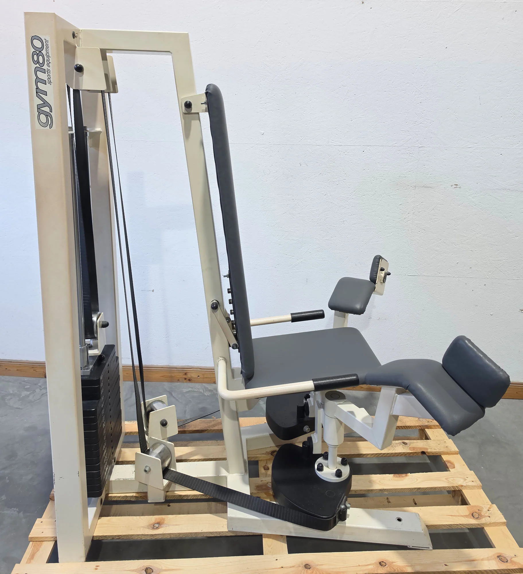 Gym80 - 2er Set = Abduktoren und Adduktorenmaschine, Oldschool Edition oder Classic Line, Hip Abduction und Hip Adduction Set, Rahmenfarbe Weiß, gebraucht mit Gebrauchsspuren - Image 15