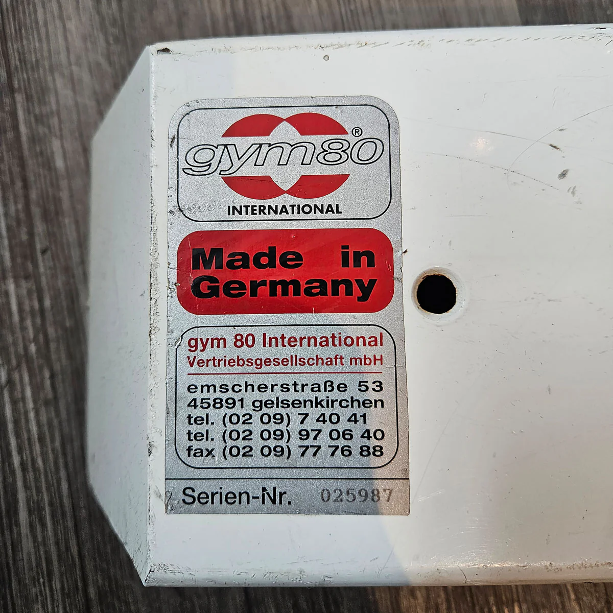 Gym80 - 2x Kabelzug, Cable Crossover, Seilzug von oben und unten, Oldschool Bodybuilding, Rahmenfarbe Weiß, gebraucht - geprüfter Zustand mit Gebrauchsspuren - Image 6