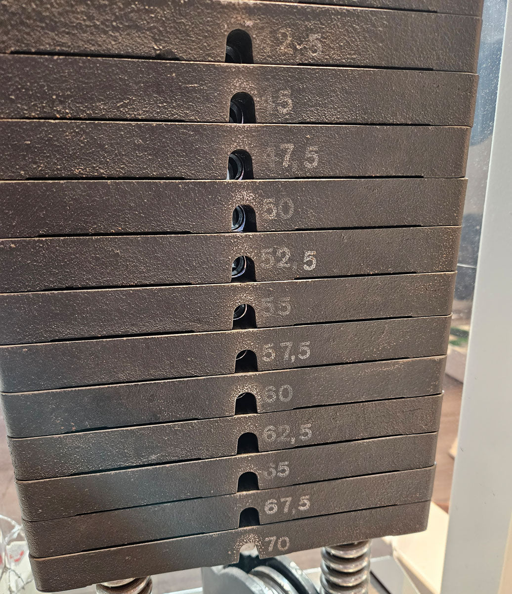 Gym80 - 2x Kabelzug, Cable Crossover, Seilzug von oben und unten, Oldschool Bodybuilding, Rahmenfarbe Weiß, gebraucht - geprüfter Zustand mit Gebrauchsspuren - Image 7