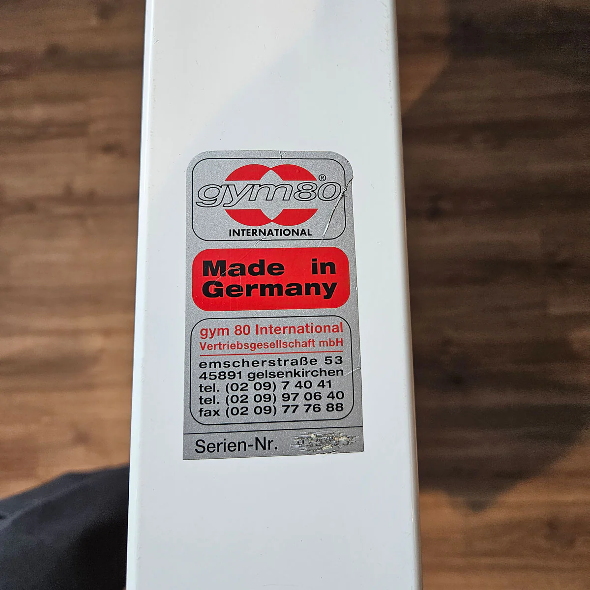 Gym80 Beinpresse 45 Grad, Plate loaded Leg Press, Ähnlich Pure Kraft 4023, Rahmenfarbe Weiß, gebraucht - geprüfter Zustand - Image 6