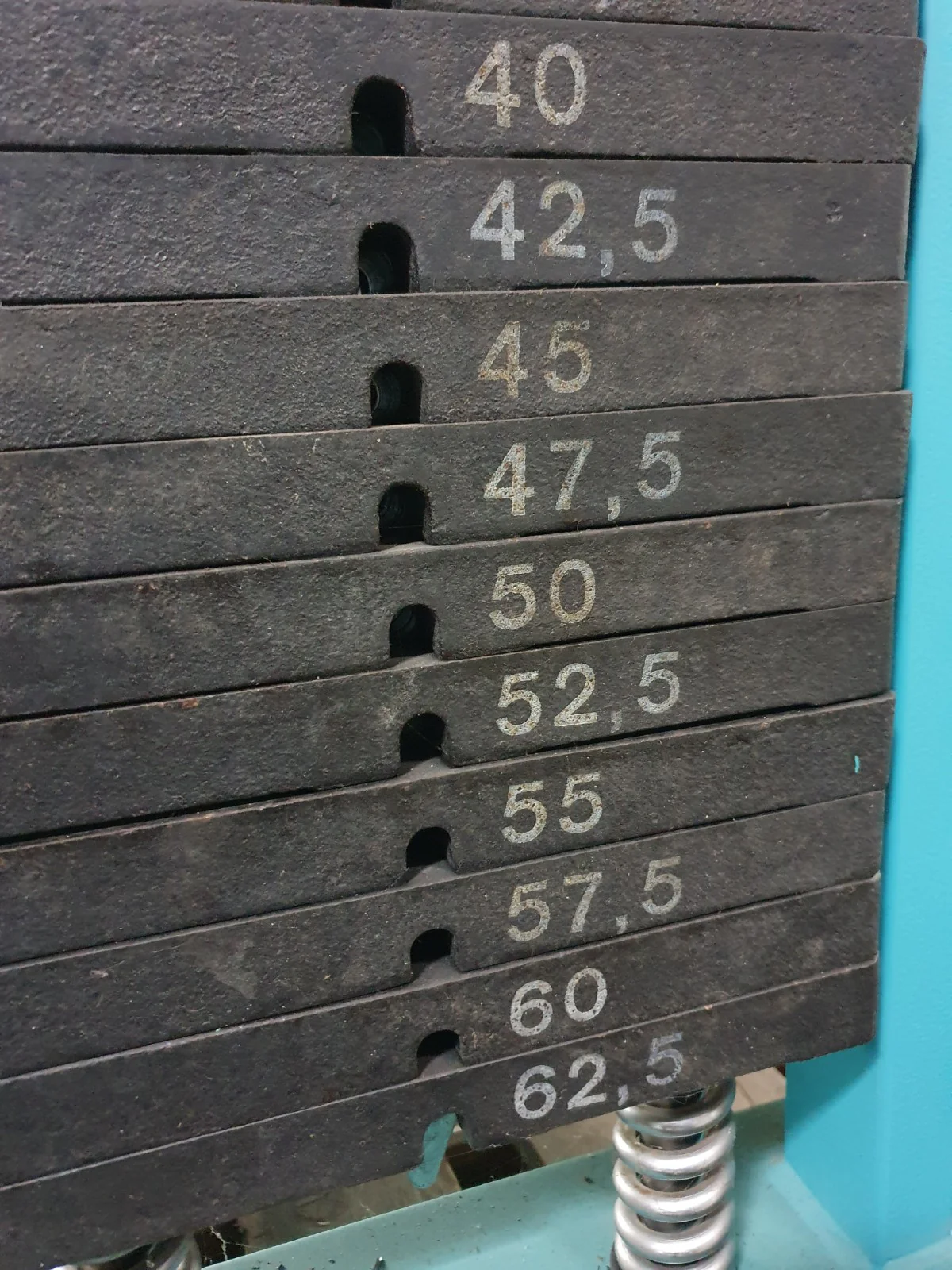 Gym80 Bizepsmaschine, Biceps Curl, Edition Line, Rahmenfarbe Türkis, gebraucht - Image 4