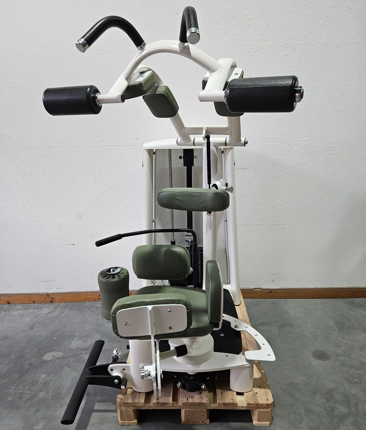 Gym80 Med80 3225 Rotationsmaschine, Rumpfrotator, Twister, seitliche Bauchmuskeln, Farbe Weiß, gebraucht - überholter Zustand - Image 10