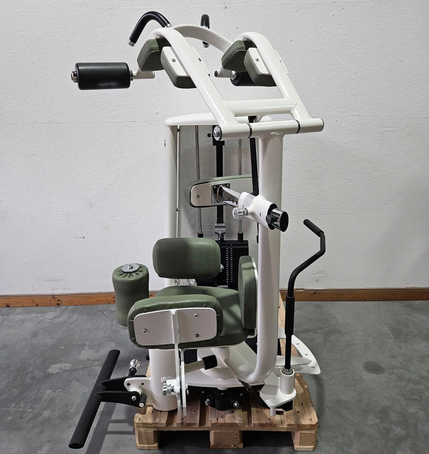 Gym80 Med80 3225 Rotationsmaschine, Rumpfrotator, Twister, seitliche Bauchmuskeln, Farbe Weiß, gebraucht - überholter Zustand - Image 11