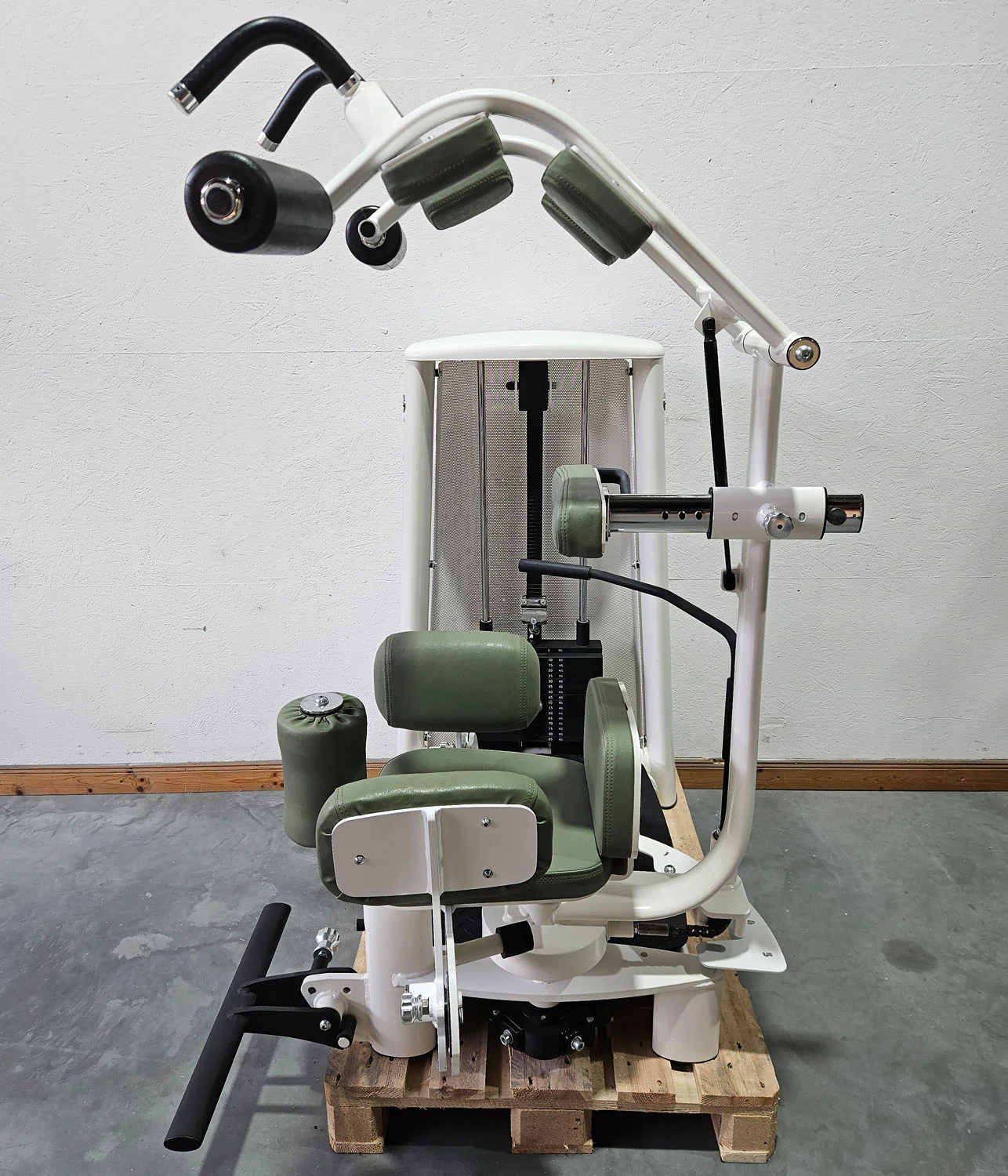 Gym80 Med80 3225 Rotationsmaschine, Rumpfrotator, Twister, seitliche Bauchmuskeln, Farbe Weiß, gebraucht - überholter Zustand - Image 9