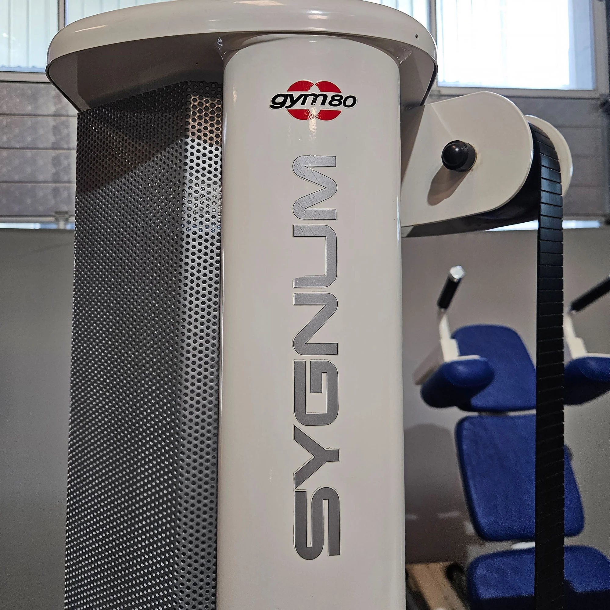 Gym80 Med80 3283 Funktionsstemme sitzend - liegend, 180kg Gewichtsblock, Beinpresse verstellbar, Farbe Weiß, gebraucht - überholter Zustand - Image 17