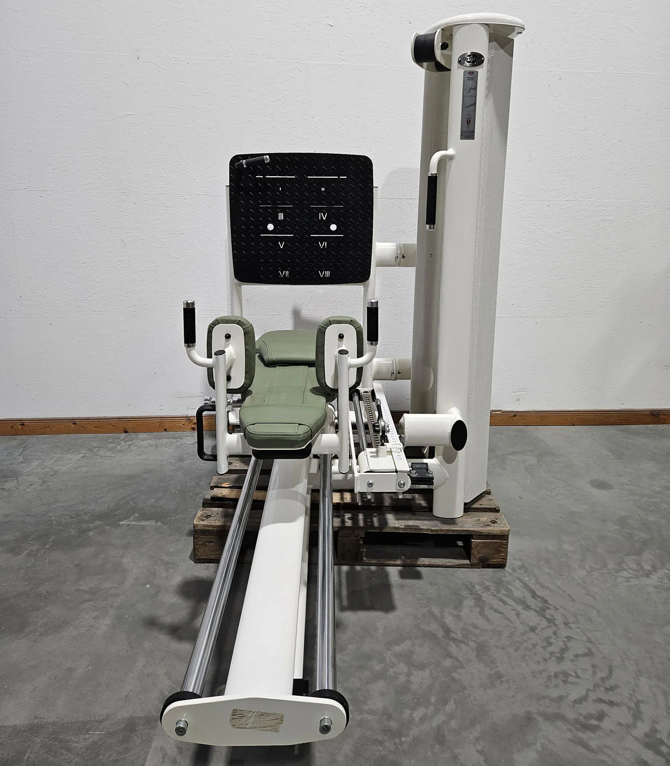 Gym80 Med80 3283 Funktionsstemme sitzend - liegend, Beinpresse verstellbar, Farbe Weiß, gebraucht - überholter Zustand - Image 4