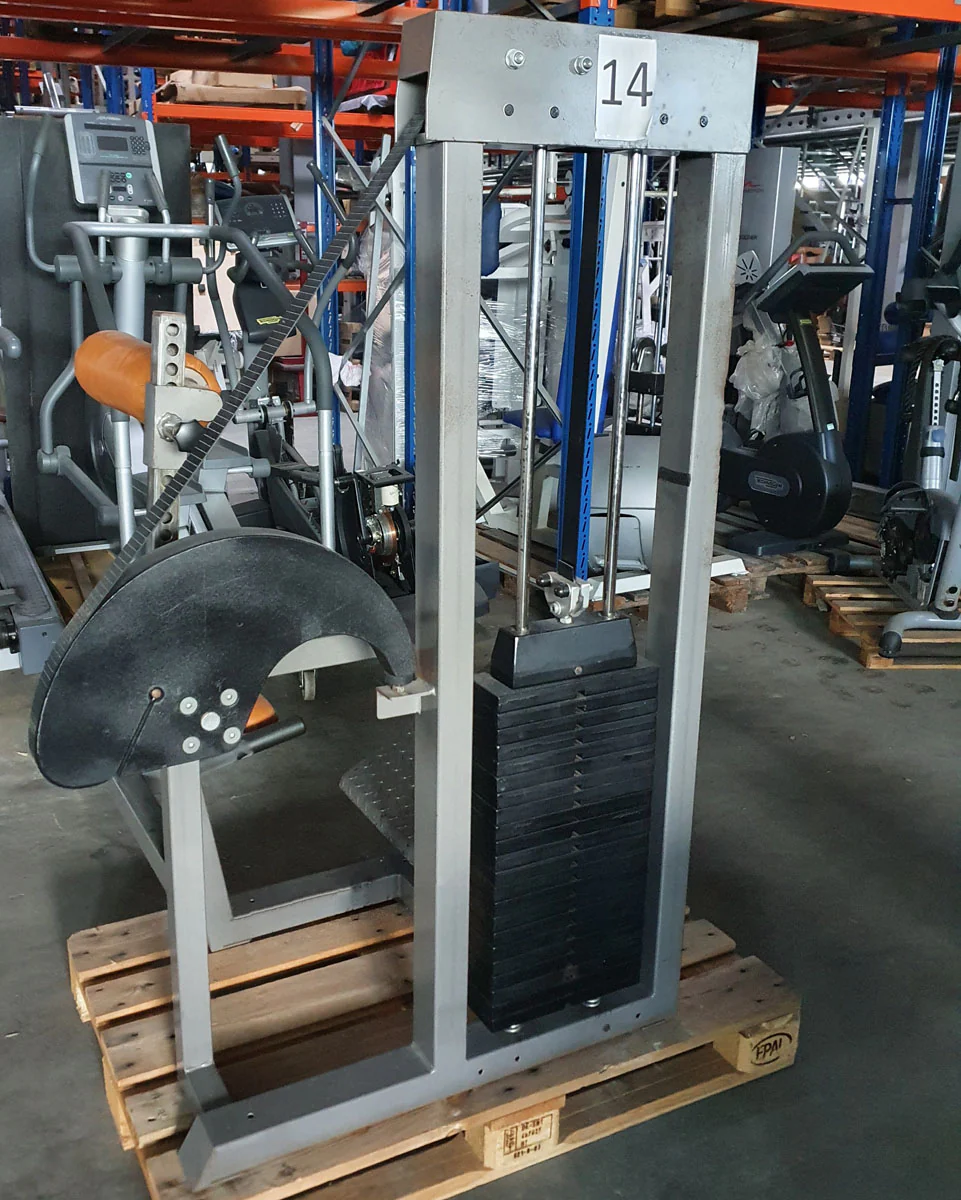 Gym80 Rückenstreckermaschine, Hyperextension, Back Extension, Old school, 120kg Gewichtsblock, gebraucht - Image 4