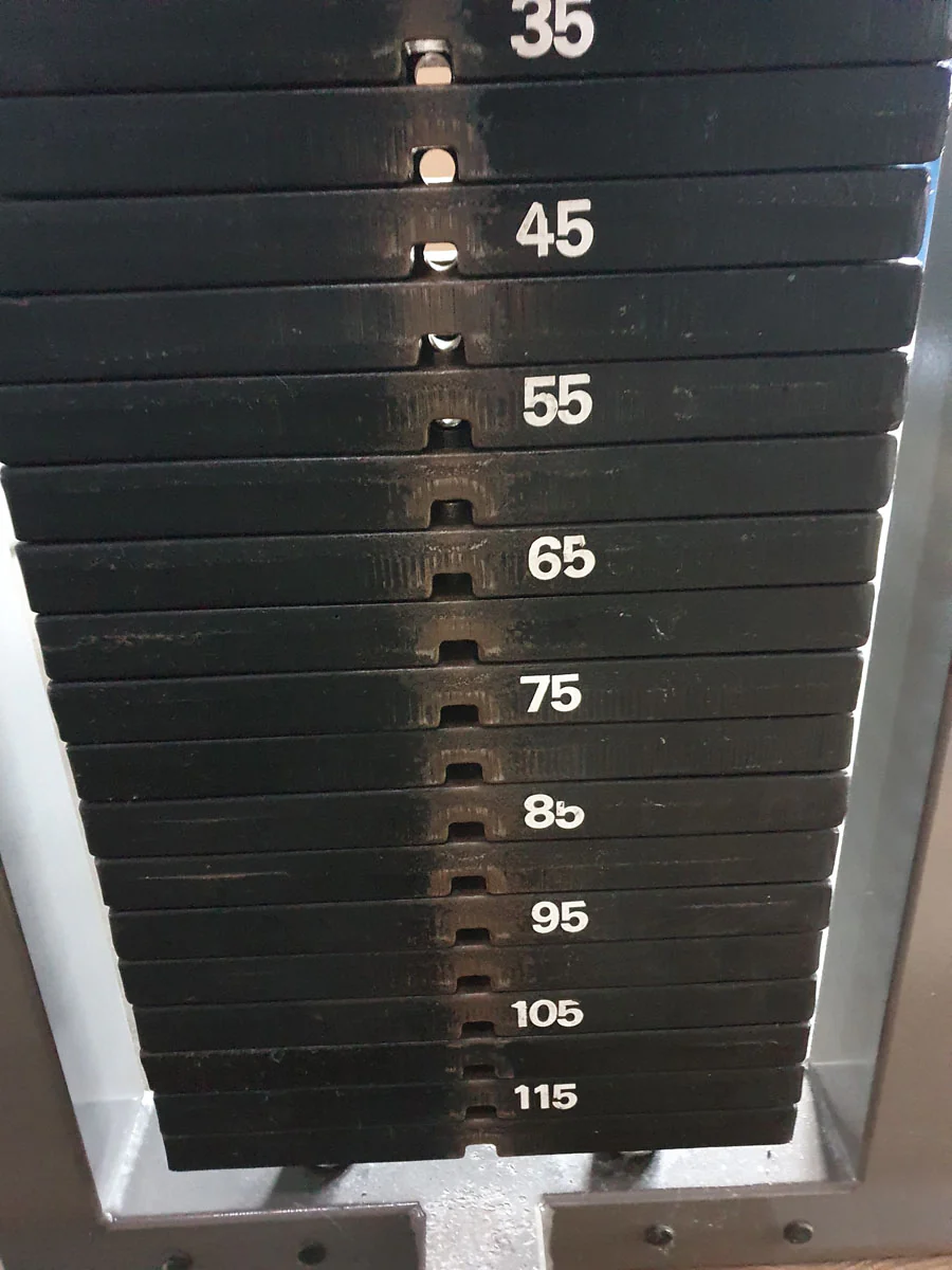 Gym80 Rückenstreckermaschine, Hyperextension, Back Extension, Old school, 120kg Gewichtsblock, gebraucht - Image 6