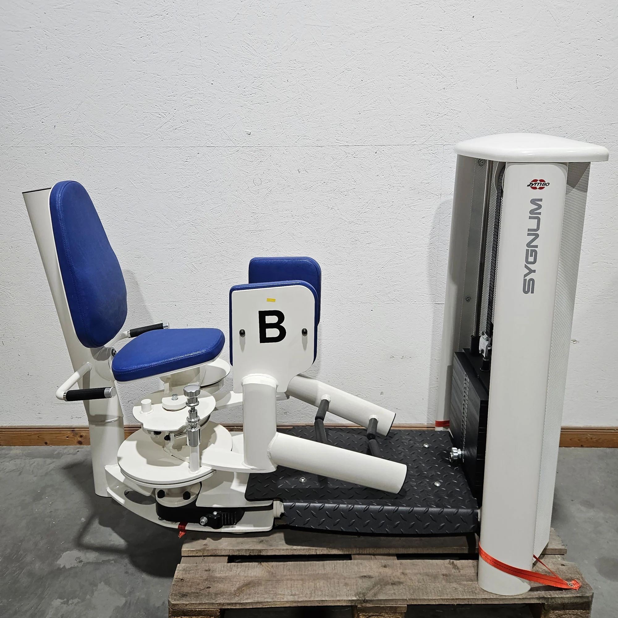 Gym80 Sygnum 2er Set = Abduktoren und Adduktorenmaschine, Hip Abduction und Hip Adduction Set, Rahmenfarbe Weiß, gebraucht - überholter Zustand - Image 4