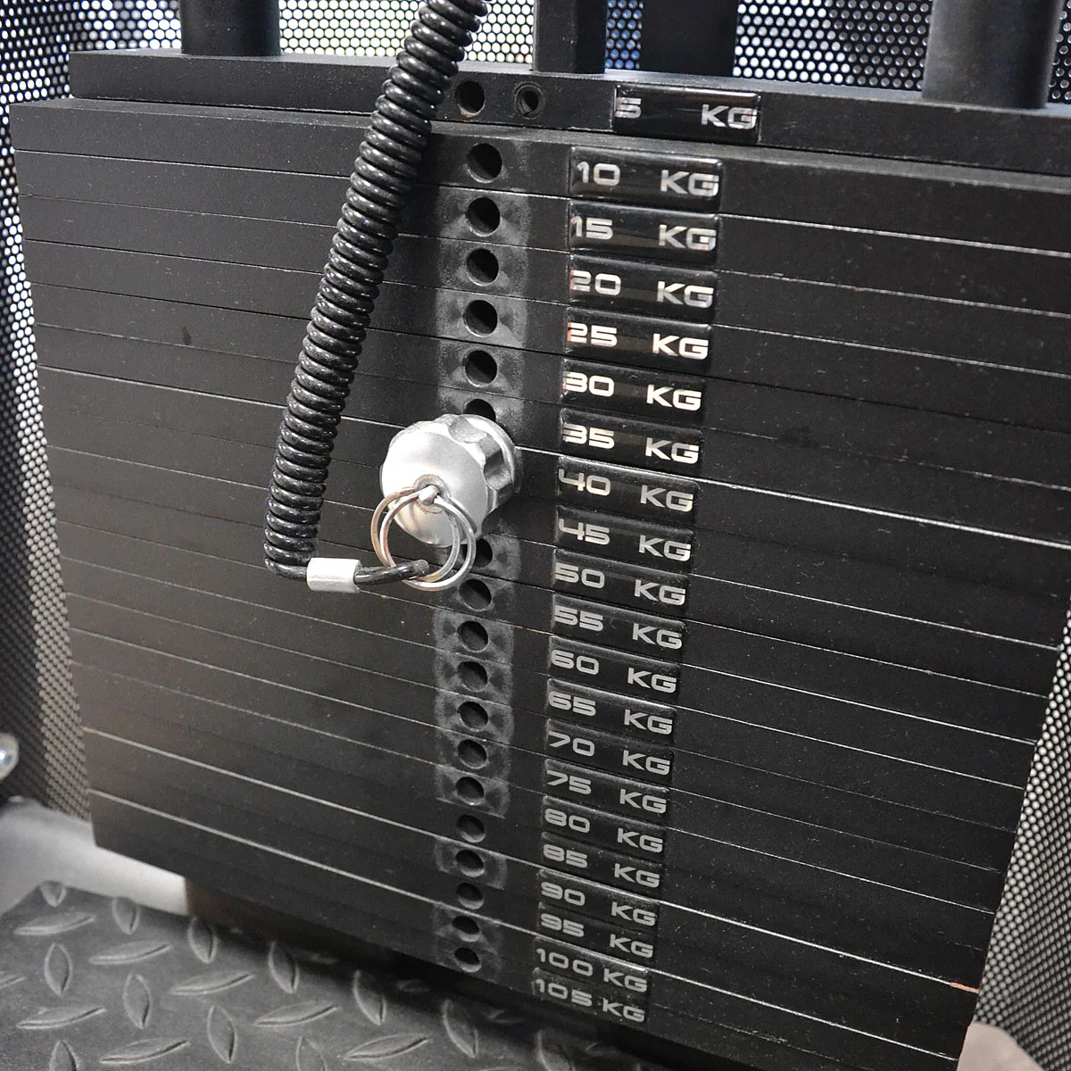 Gym80 Sygnum, Abduktoren und Adduktoren Kraftgeräte als Set Pärchen, große 105kg Gewichtsblöcke, Schwarz-Anthrazit, gebraucht - überholter Zustand - Image 6