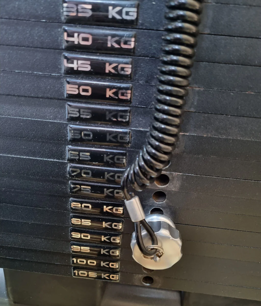 Gym80 Sygnum Dual 4401 FTM Deadlift Maschine, Kreuzheben Maschine mit 2x 105kg Gewichtsblöcken Stack Weight, gebrauchter - überholter Zustand - Image 9