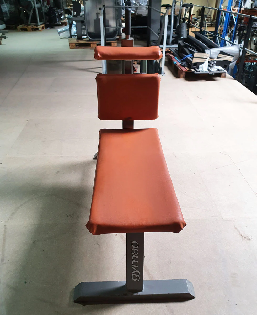 Gym80 verstellbare Bauchbank, Adjustable Decline/Abdominal Crunch, Rahmenfarbe Silber, gebraucht - geprüfter Zustand - Image 3