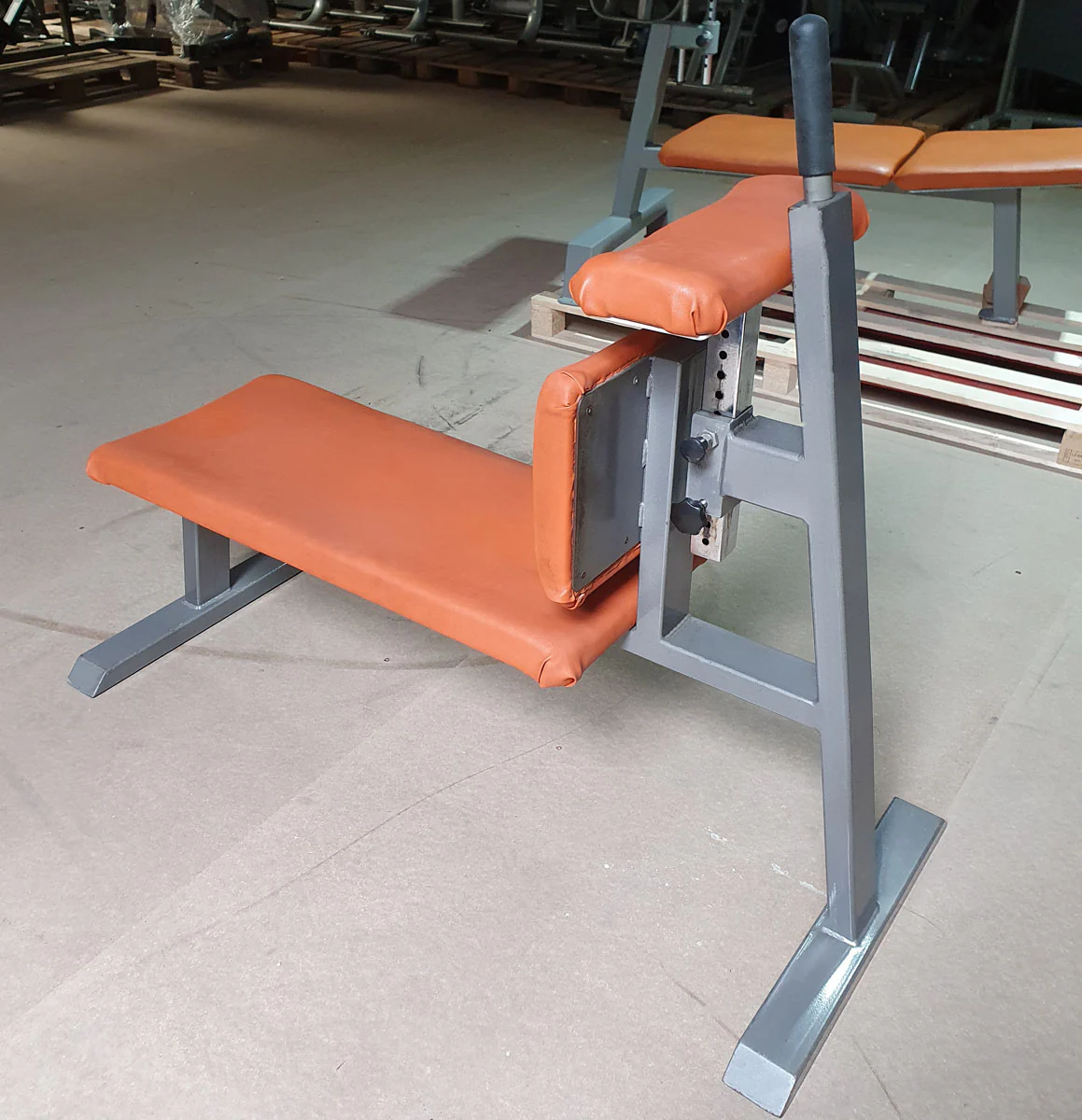 Gym80 verstellbare Bauchbank, Adjustable Decline/Abdominal Crunch, Rahmenfarbe Silber, gebraucht - geprüfter Zustand - Image 5