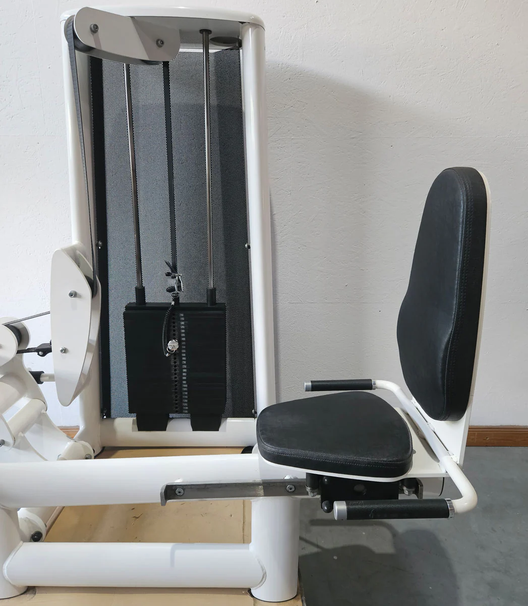Gym80 Wadenpresse sitzend Sygnum 3027, Wadenmaschine, Calf Press, Rahmenfarbe Weiß, gebraucht - überholter Zustand - Image 5