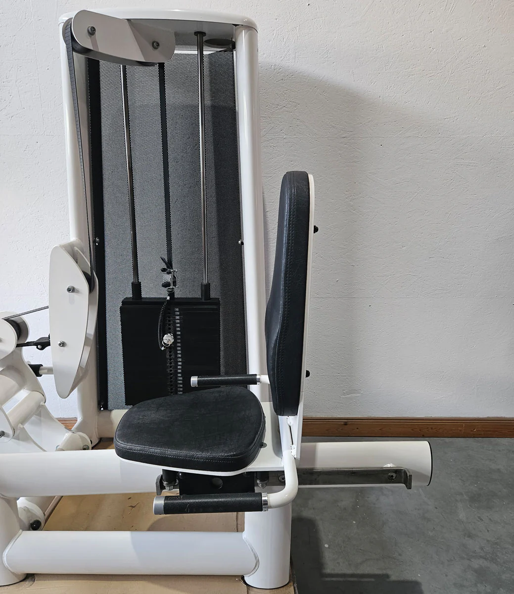 Gym80 Wadenpresse sitzend Sygnum 3027, Wadenmaschine, Calf Press, Rahmenfarbe Weiß, gebraucht - überholter Zustand - Image 6