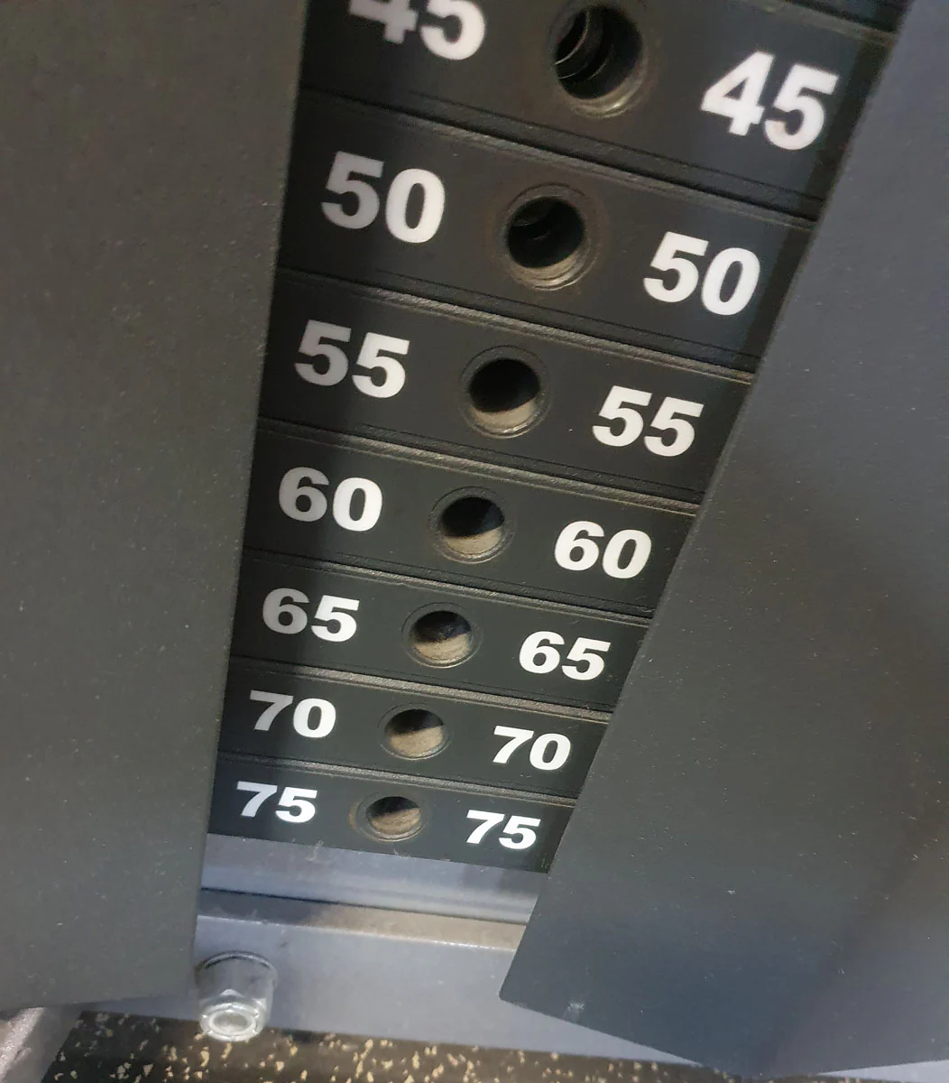 Hammer Strength MTS Schrägbankdrücken Maschine ( nach unten ) - Iso-Lateral Decline Press, Rahmenfarbe Silber, gebraucht - überholter Zustand - Image 4