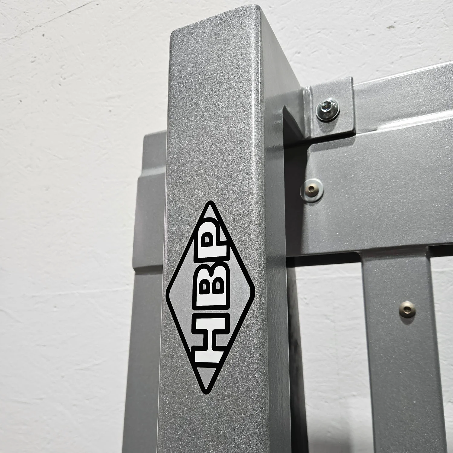 HBP Beinpresse liegend horizontal, Leg Press, großer 240kg Gewichtsblock, Bodybuilding Kraftgerät - Rahmenfarbe Silber, gebraucht - geprüfter Zustand - Image 10