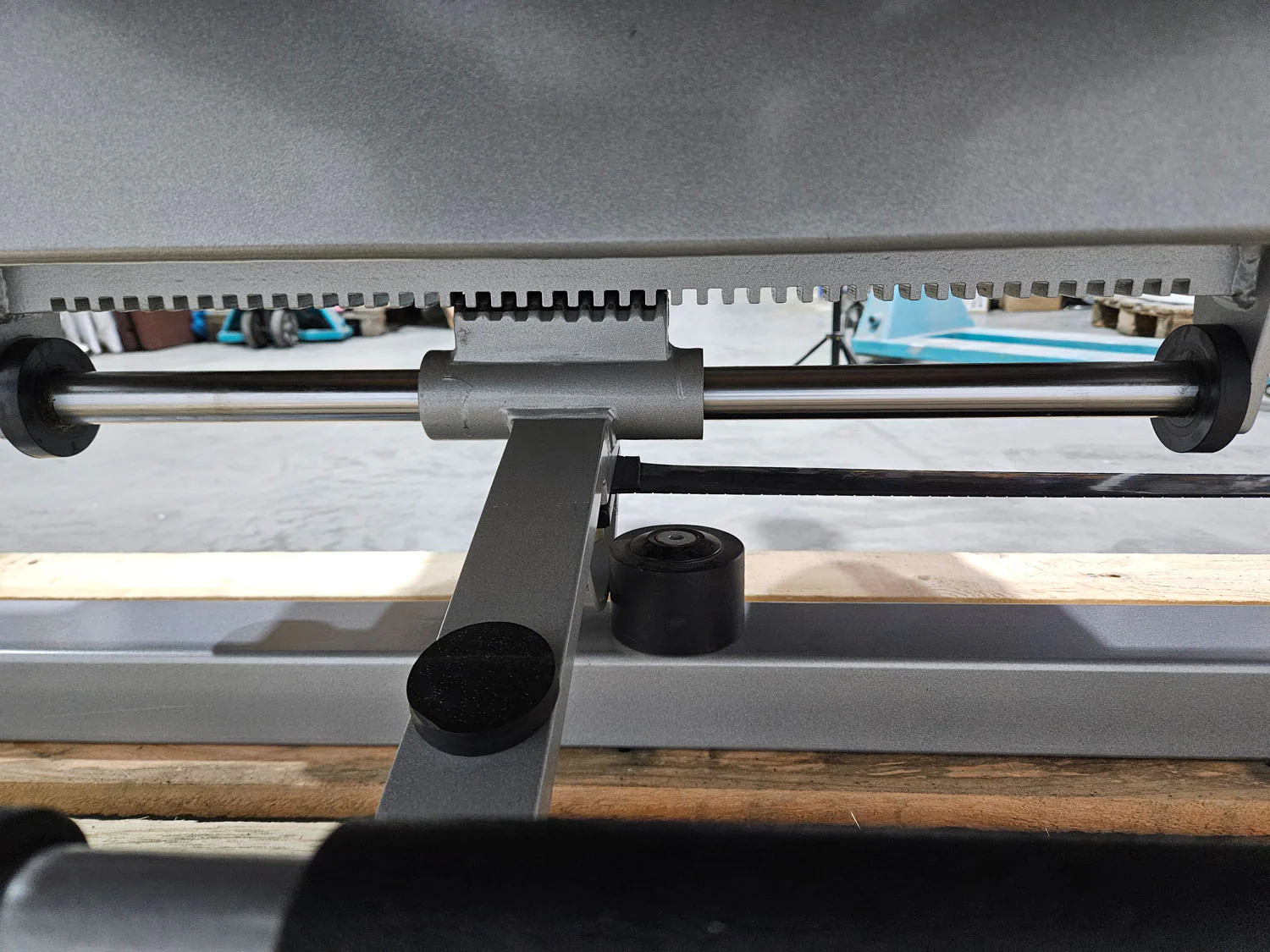 HBP Beinpresse liegend horizontal, Leg Press, großer 240kg Gewichtsblock, Bodybuilding Kraftgerät - Rahmenfarbe Silber, gebraucht - geprüfter Zustand - Image 8