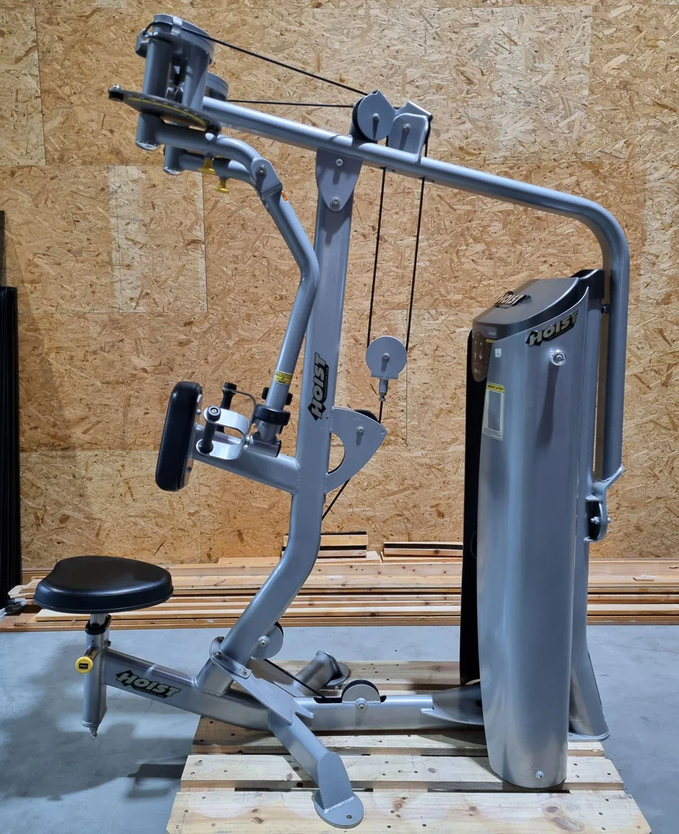 Hoist Dual Series Butterfly und Butterfly Reverse - 2 in 1 Kombimaschine, HD-3900 mit drehbaren Griffen, Rahmenfarbe Silber, Polsterfarbe Schwarz, gebraucht - überholter Zustand - Image 3