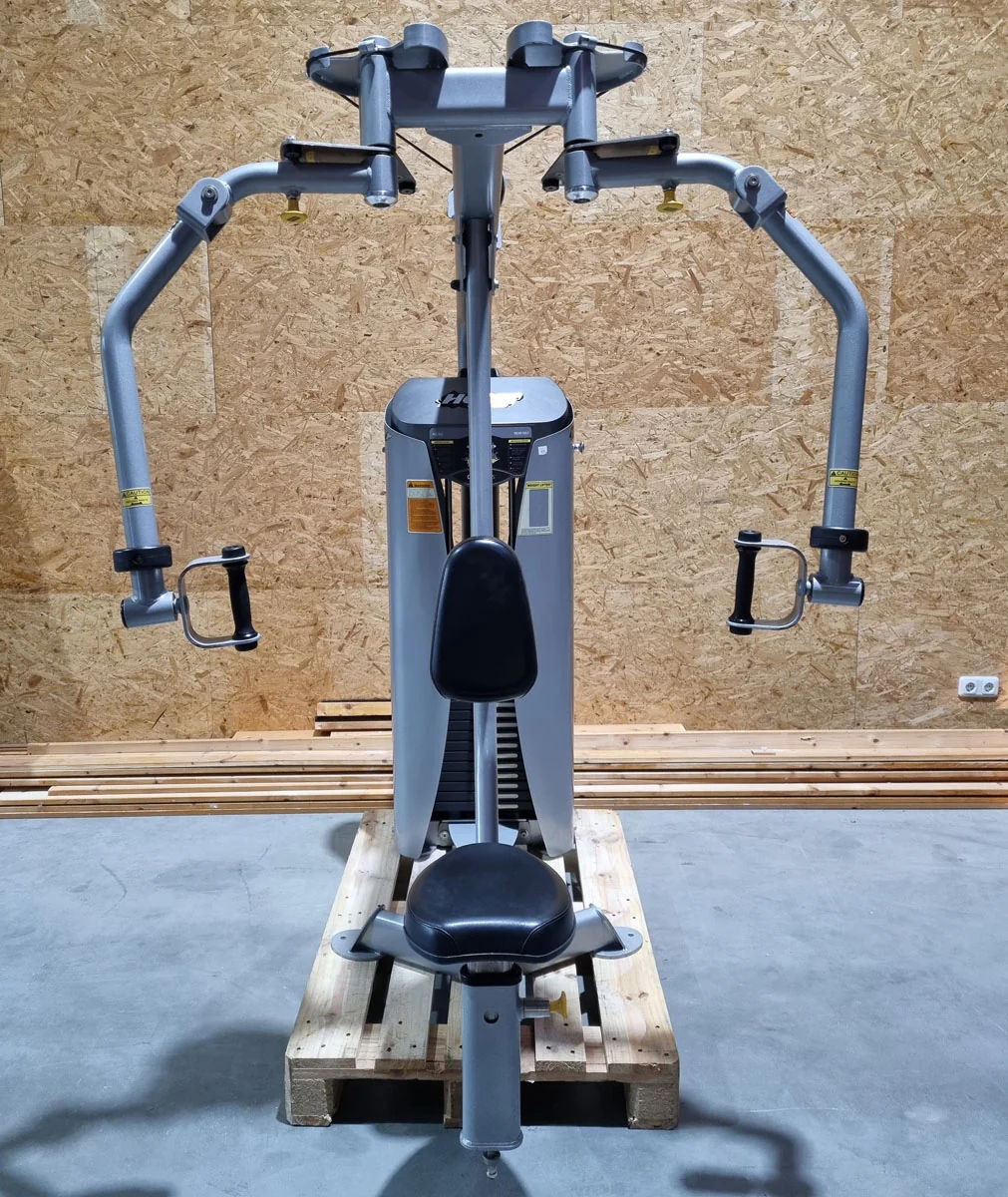 Hoist Dual Series Butterfly und Butterfly Reverse - 2 in 1 Kombimaschine, HD-3900 mit drehbaren Griffen, Rahmenfarbe Silber, Polsterfarbe Schwarz, gebraucht - überholter Zustand - Image 4