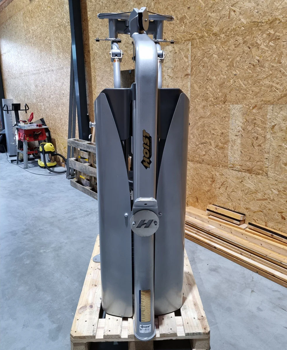 Hoist Dual Series Butterfly und Butterfly Reverse - 2 in 1 Kombimaschine, HD-3900 mit drehbaren Griffen, Rahmenfarbe Silber, Polsterfarbe Schwarz, gebraucht - überholter Zustand - Image 6