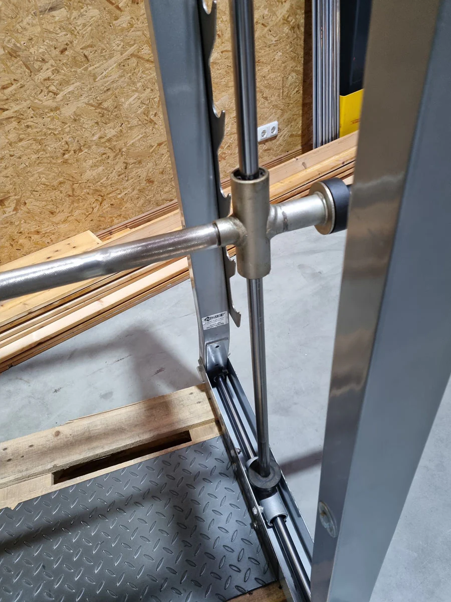 Hoist PTS 3D Multipresse mit Kabelzug Crossover, Max Rack Smith Machine with Cable Crossover, Dual Adjustable Pulley DAP, Rahmenfarbe Silber, gebrauchter - überholter Zustand - Image 11