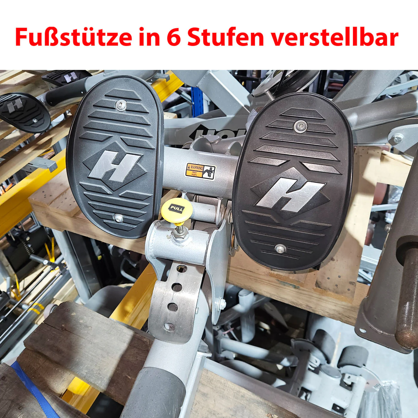 Hoist Roc-IT Low Back RS1204, Lower Back, Rückenstreckermaschine, Unterer Rücken, Roc IT Selectorized Serie mit Steckgewichten, Vorgänger vom RS-2204, Rahmenfarbe Silber, gebraucht - überholter Zustand - Image 8