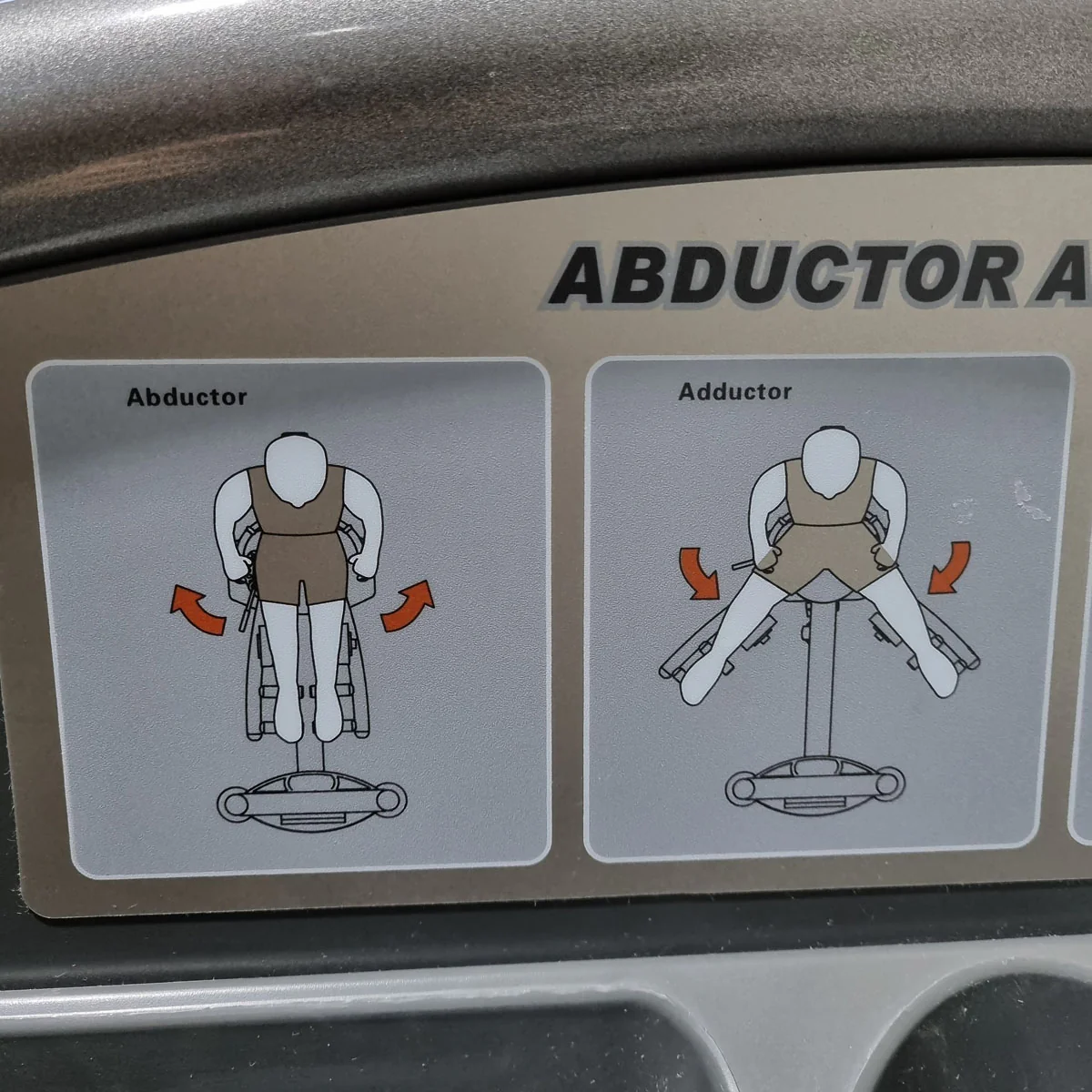 Impulse Fitness Abduktoren und Adduktoren 2 in 1 Kombimaschine - Hip Abduction and Hip Adduction, Rahmenfarbe Grau-Anthrazit, gebraucht - überholter Zustand - Image 10