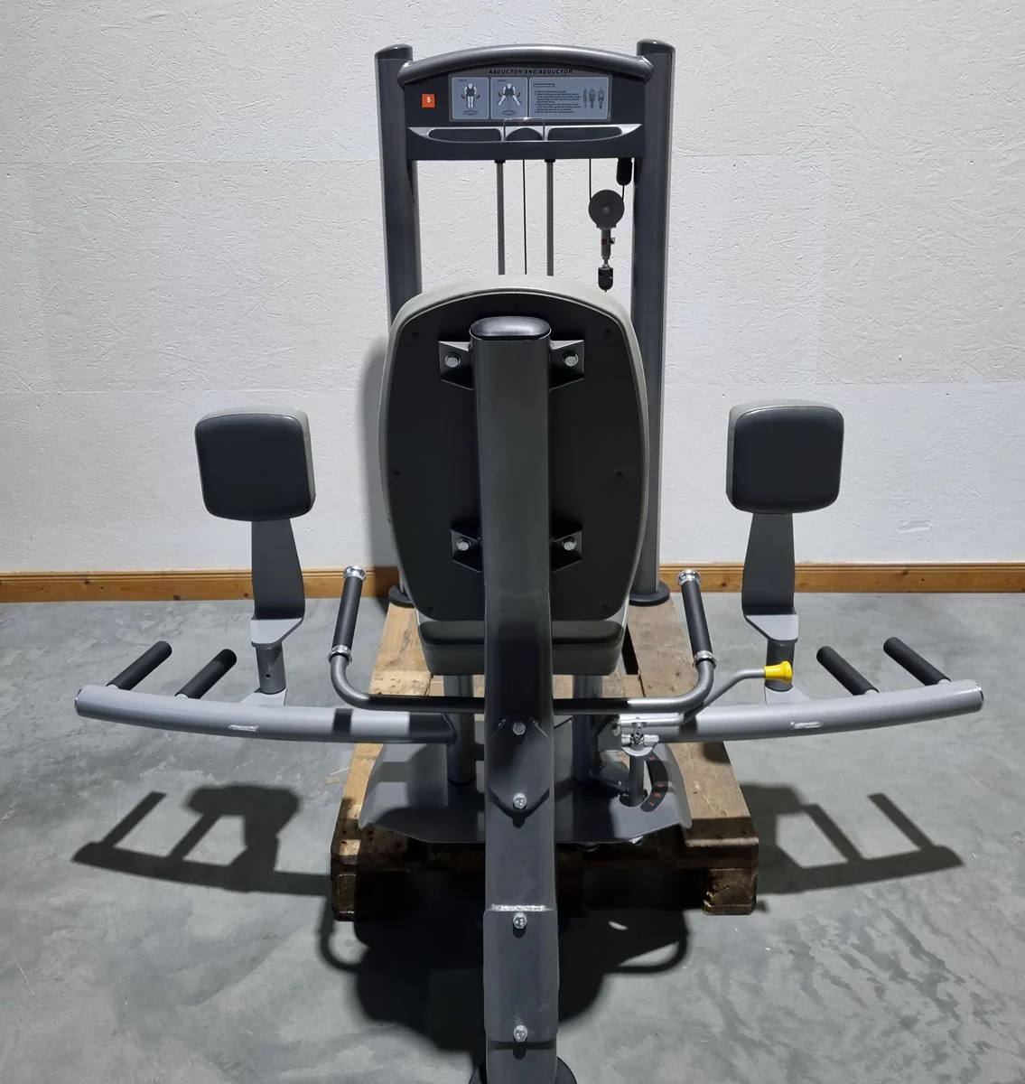Impulse Fitness Abduktoren und Adduktoren 2 in 1 Kombimaschine - Hip Abduction and Hip Adduction, Rahmenfarbe Grau-Anthrazit, gebraucht - überholter Zustand - Image 6