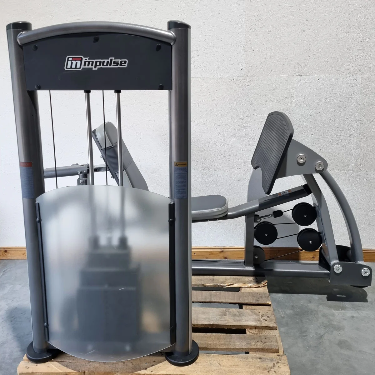 Impulse Fitness Beinpresse horizontal, Rahmenfarbe Grau-Anthrazit, gebrauchter - überholter Zustand - Image 3