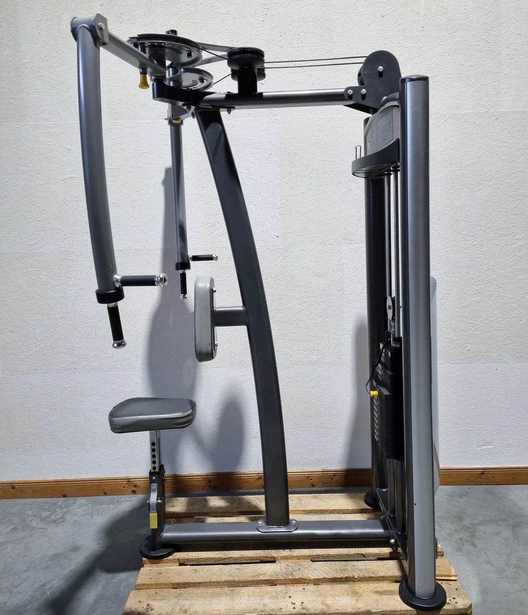Impulse Fitness Butterfly und Butterfly Reverse 2 in 1 Kombimaschine, Pec Fly and Lat-Press-Back Machine, Rahmenfarbe Grau-Anthrazit, Polsterfarbe Grau-Anthrazit, gebraucht - überholter Zustand - Image 3