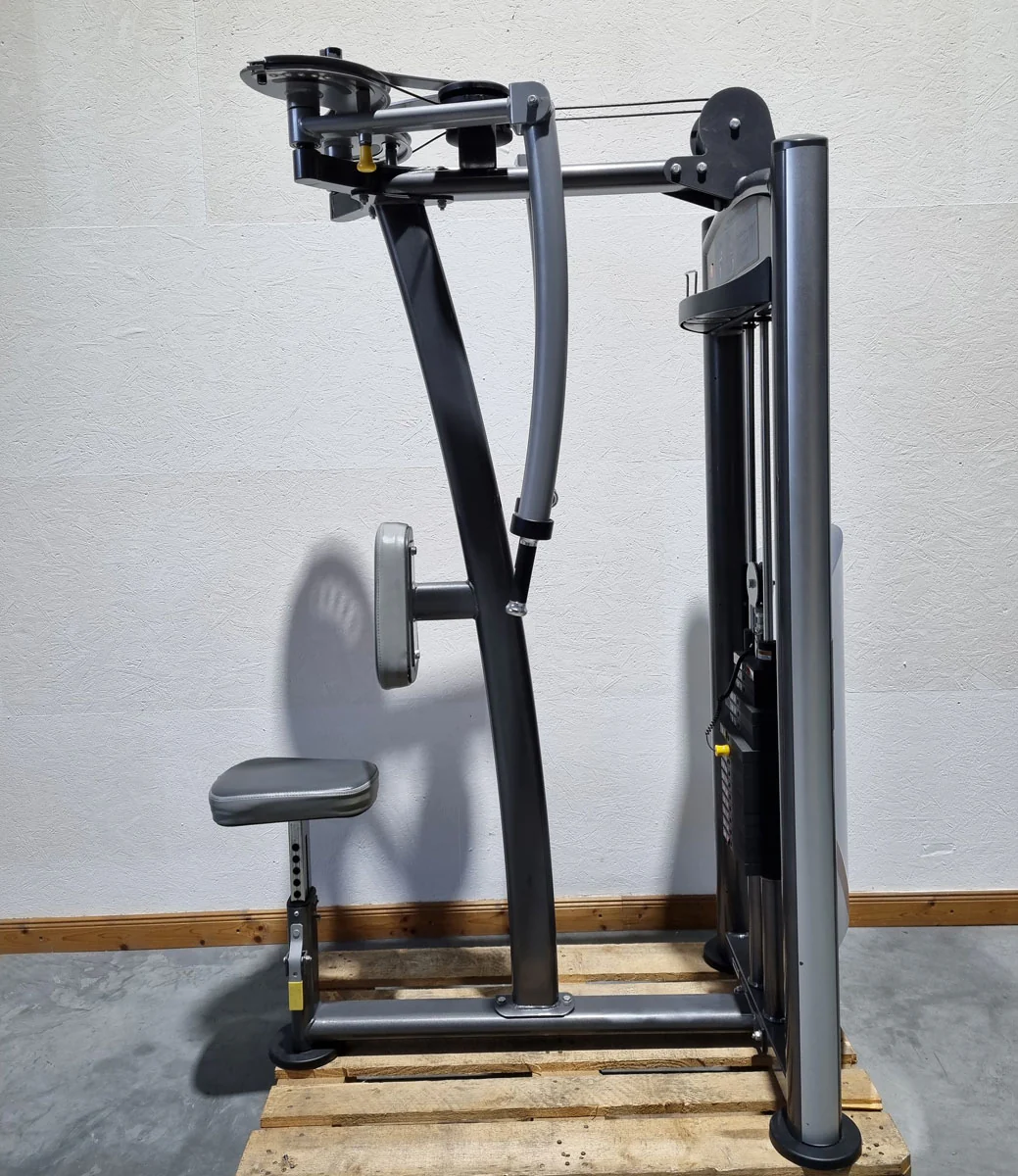 Impulse Fitness Butterfly und Butterfly Reverse 2 in 1 Kombimaschine, Pec Fly and Lat-Press-Back Machine, Rahmenfarbe Grau-Anthrazit, Polsterfarbe Grau-Anthrazit, gebraucht - überholter Zustand - Image 4