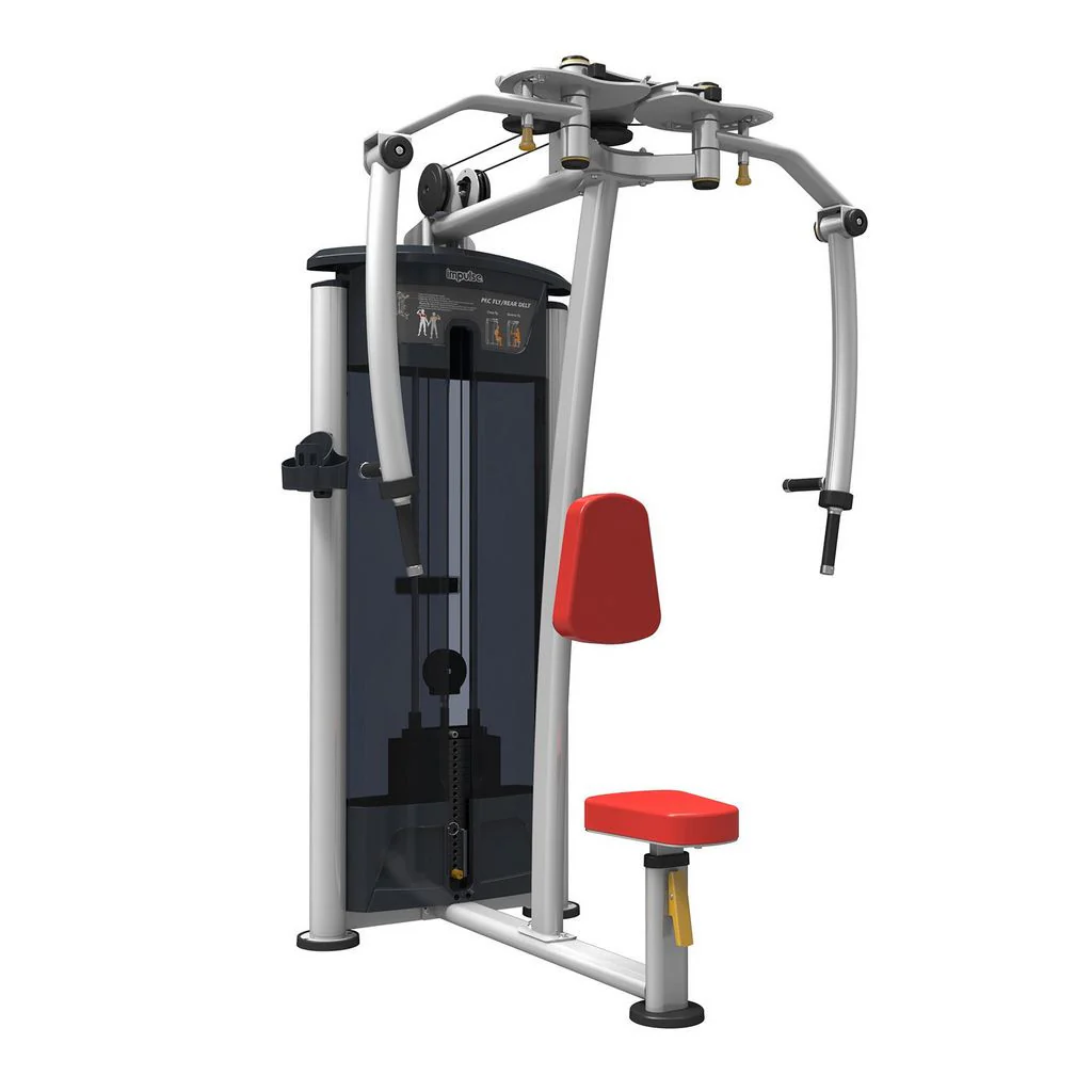 Impulse Fitness Butterfly und Butterfly Reverse, IT9515, Pec and Reverse Fly, 2 in 1 Kombimaschine, 90kg Gewichtsblock - Image 5