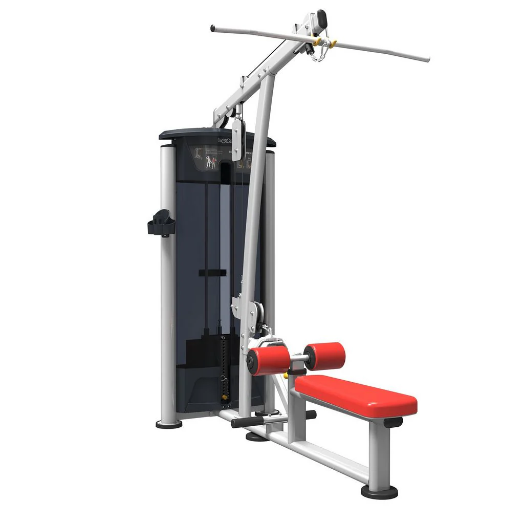 Impulse Fitness Latzug & Ruder Station, IT9522, Lat Pulldown with Middle Row, 90kg Gewichtsblock - Image 3