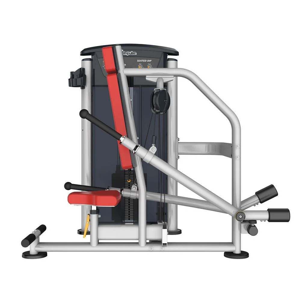 Impulse Fitness Trizepsmaschine, Dip sitzend, IT9517, Seated Dip, 90kg Gewichtsblock - Image 3