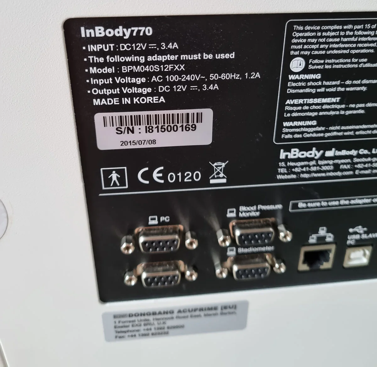InBody 770 - Ultimative Körperanalysewaage, BJ 2015, gebraucht - guter und geprüfter Zustand - Image 9
