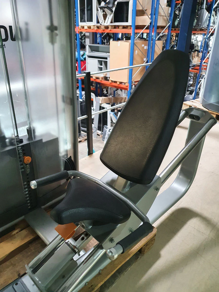 Inotec Beinpresse, Leg Press, Rahmenfarbe Silber, Polsterfarbe Schwarz, gebraucht - überholter Zustand - Image 6