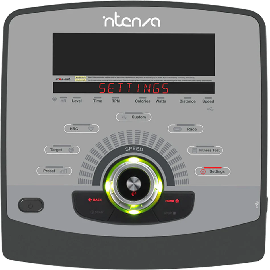 Intenza Ergometer 550 UBi, LED Display, gebraucht - überholter Zustand - Image 5