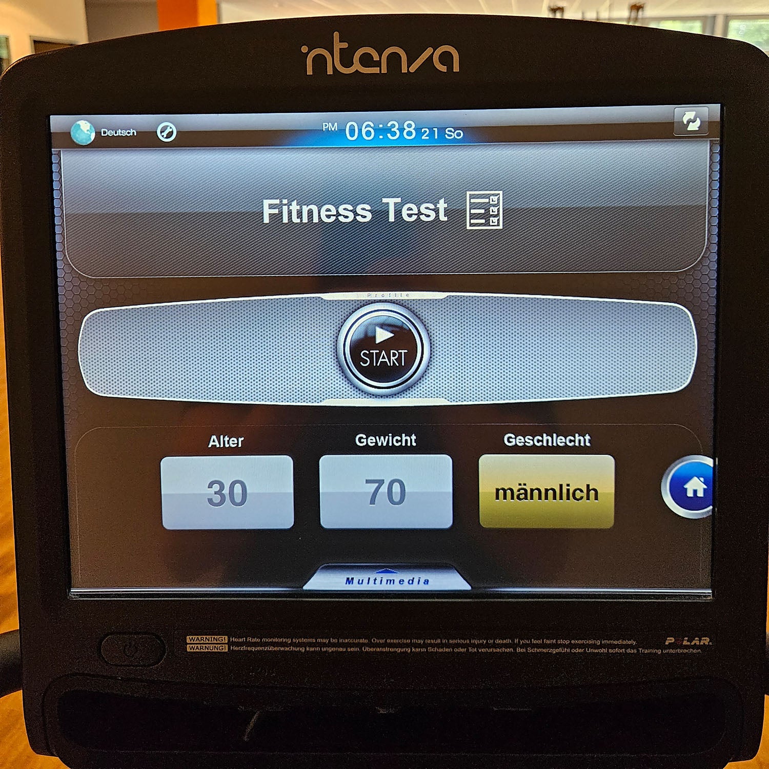 Intenza Recumbent 550 RBe, LiegeErgometer, Touch Display, gebraucht - überholter Zustand - Image 7