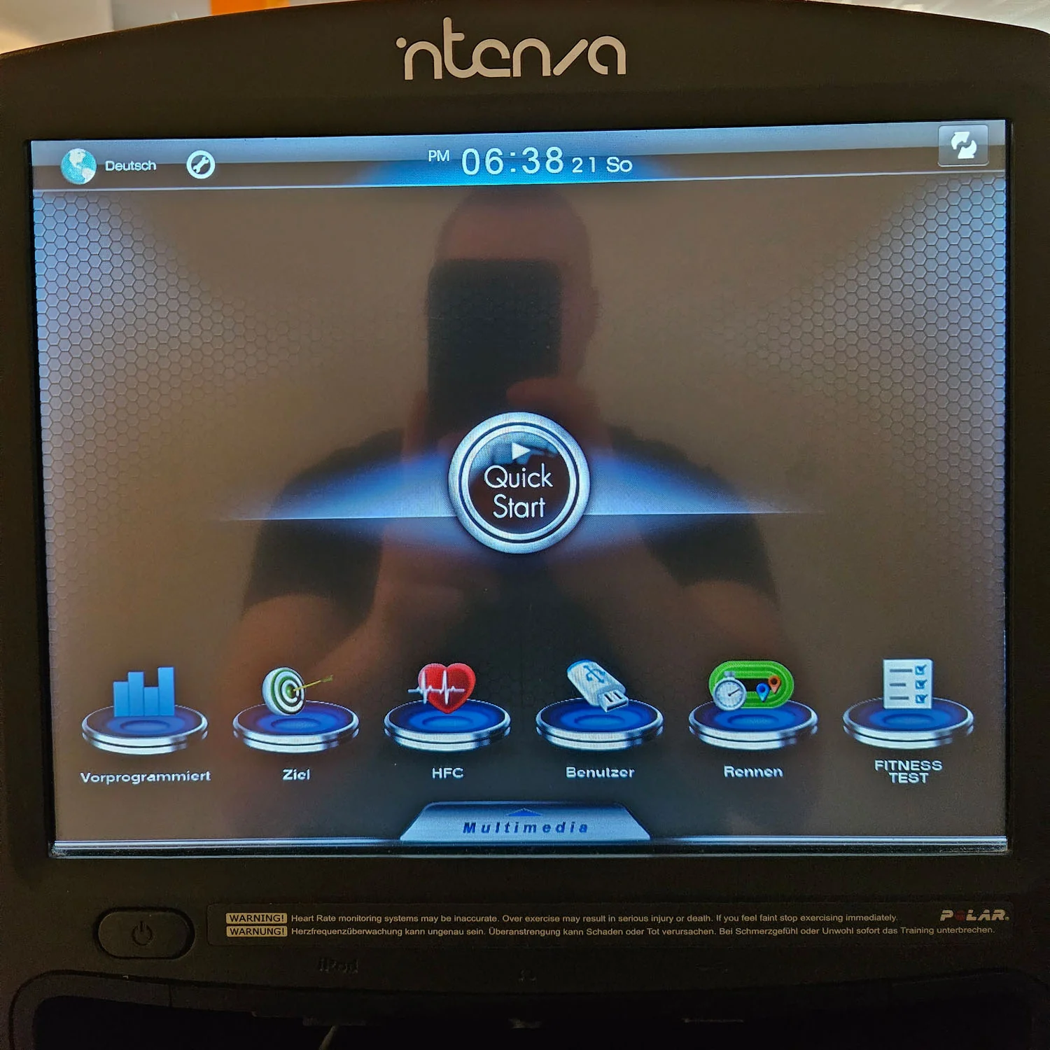 Intenza Recumbent 550 RBe, LiegeErgometer, Touch Display, gebraucht - überholter Zustand - Image 9