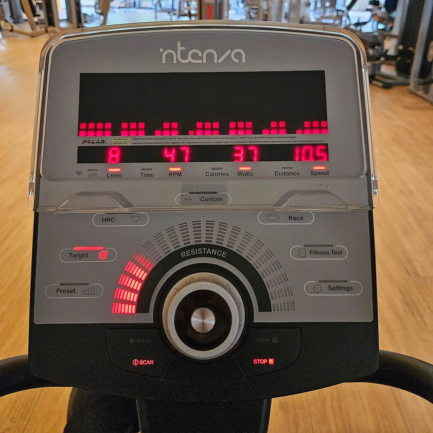 Intenza Recumbent 550 RBi, LiegeErgometer, LED Display, gebraucht - überholter Zustand - Image 9
