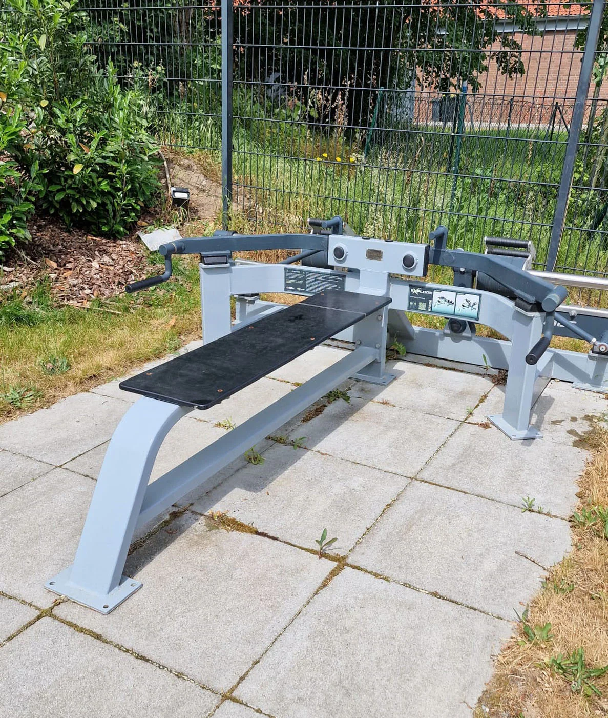 Inter Atletika Outdoor EXplode 9 Kraftgeräte im Set, DHZ Xplode Kraftgerätepark, Baujahr 2021, Farbe Grau-Silber, gebraucht - geprüfter Zustand - Image 10