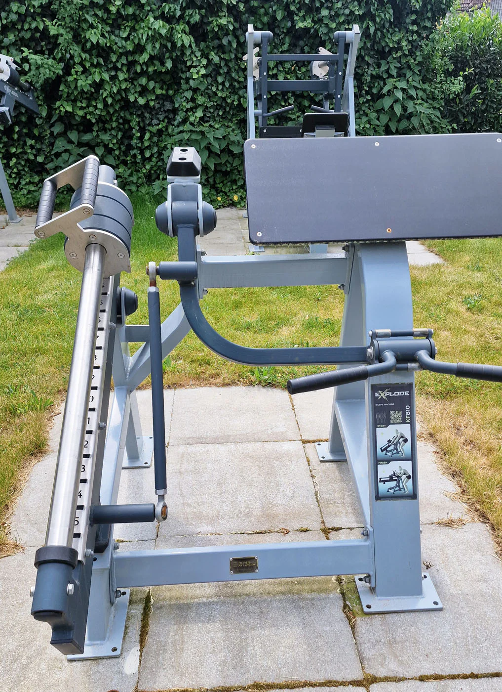 Inter Atletika Outdoor EXplode 9 Kraftgeräte im Set, DHZ Xplode Kraftgerätepark, Baujahr 2021, Farbe Grau-Silber, gebraucht - geprüfter Zustand - Image 6