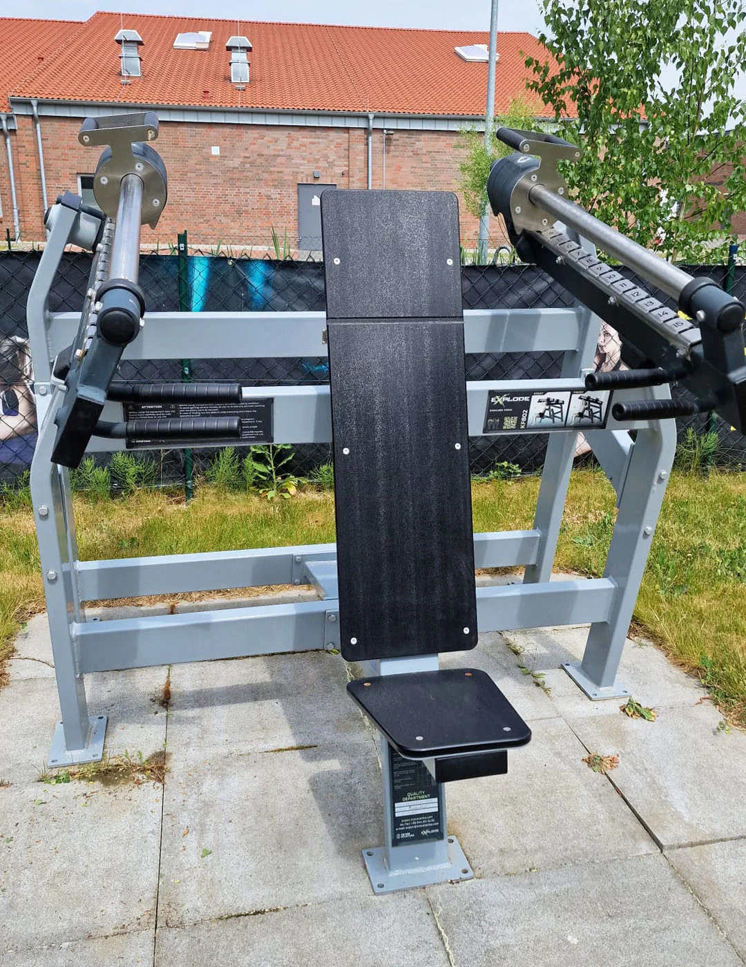 Inter Atletika Outdoor EXplode 9 Kraftgeräte im Set, DHZ Xplode Kraftgerätepark, Baujahr 2021, Farbe Grau-Silber, gebraucht - geprüfter Zustand - Image 7