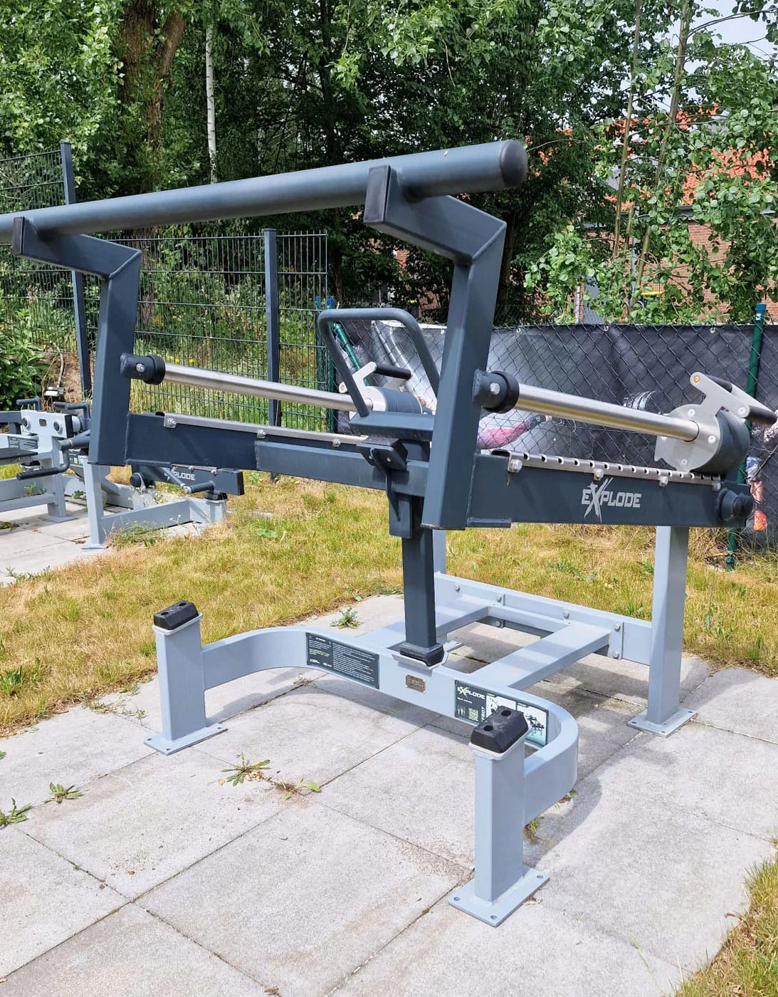 Inter Atletika Outdoor EXplode 9 Kraftgeräte im Set, DHZ Xplode Kraftgerätepark, Baujahr 2021, Farbe Grau-Silber, gebraucht - geprüfter Zustand - Image 8