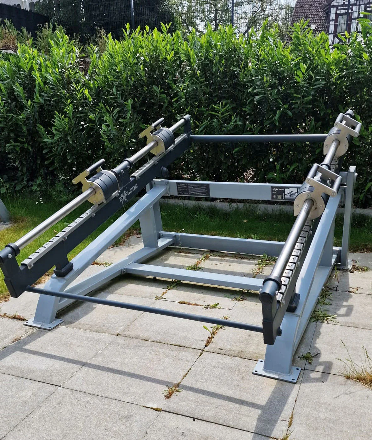 Inter Atletika Outdoor EXplode 9 Kraftgeräte im Set, DHZ Xplode Kraftgerätepark, Baujahr 2021, Farbe Grau-Silber, gebraucht - geprüfter Zustand - Image 9