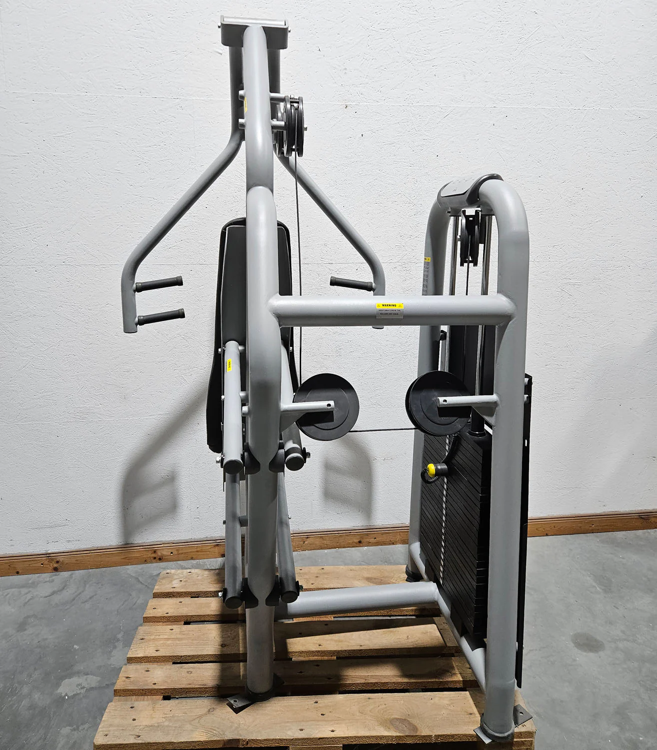 Jimsa Bankdrückmaschine, Brustpresse, Chestpress, Coolline, Rahmenfarbe Silber, gebraucht - überholter Zustand - Image 3