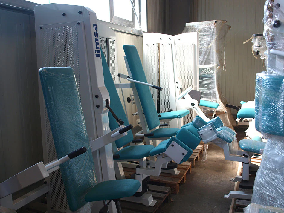 Jimsa Fitnessline- und Professionalline Kraftgerätepark, Fitnessstudio, Weiß, gebraucht - Image 11