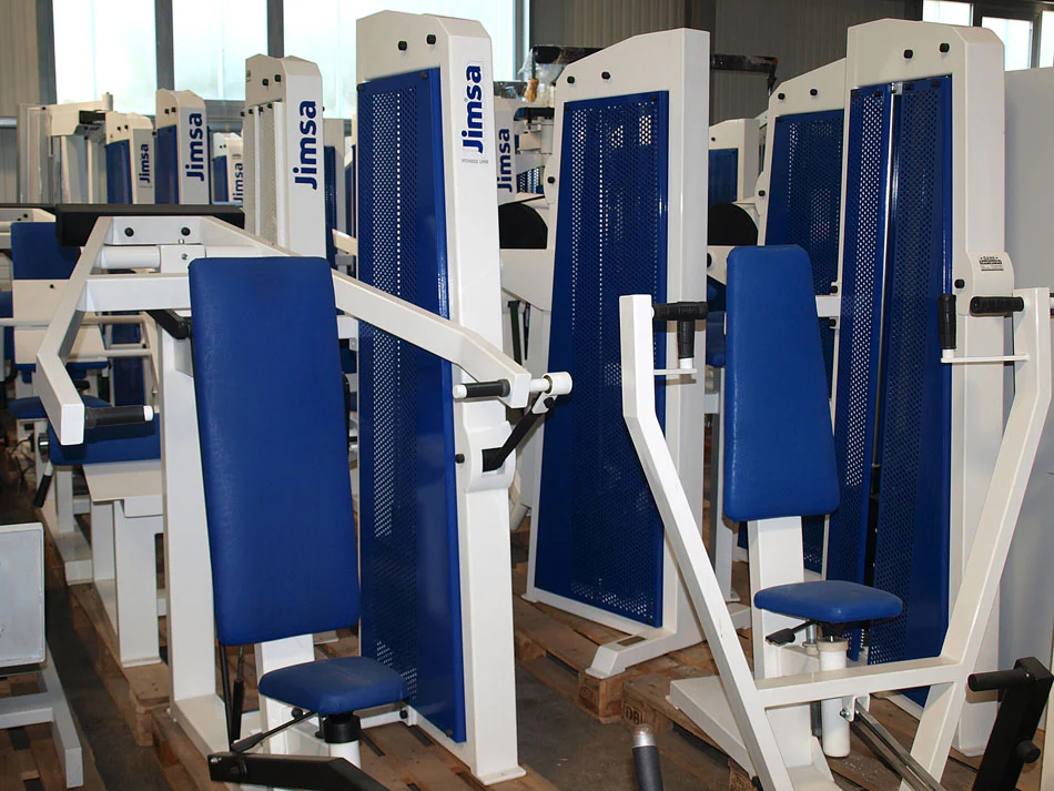 Jimsa Fitnessline- und Professionalline Kraftgerätepark, Fitnessstudio, Weiß, gebraucht - Image 9