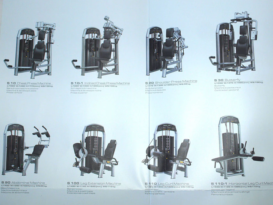 Jimsa Smartline-, Proline- und Benchline Gerätepark, 25 Kraftgeräte, Farbe Silber, Ausstellungsstücke - Image 13